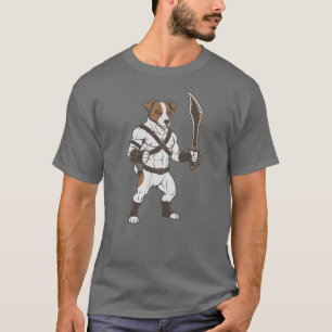 Camiseta A aventura do gladiador Jack Russell Terrier