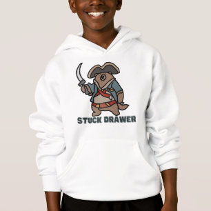 Camiseta A aventura do Urso Pirata de Gaveta-Presa Engraç