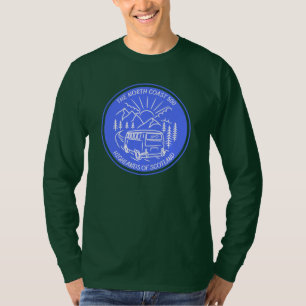 Camiseta A aventura escócia da Costa do Norte 500 nc 500