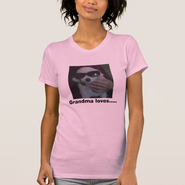 Camiseta A avó ama ..... (Frente)