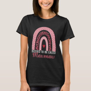 Camiseta A Avó Bonita Da Mãe Abençoou-Se A Ser Chamada Mawm