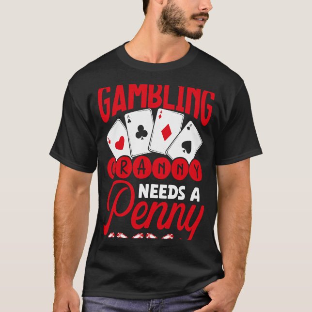Camiseta A Avó De Jogo De Impressão Digital Precisa De Um C (Frente)