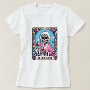 Camiseta A Avó Funny Skeleton Tarot
