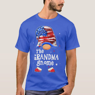 Camiseta A Avó Gnomo American Flag 4 De Julho Matchi