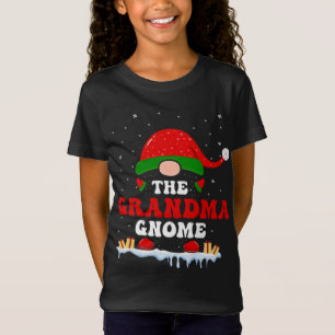 Camiseta A Avó Gnomo De Natal Correspondendo A Pijamas Para