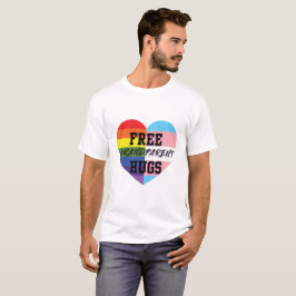 Camiseta A avó livre abraça bens da qualidade de LGBTQ (E)