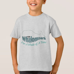 Camiseta A baleia clássica do parque de Whalom caçoa o