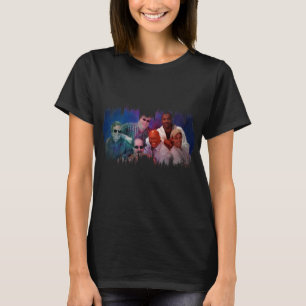 Camiseta A Banda De Música Mais Bastante De Moda E O Preto