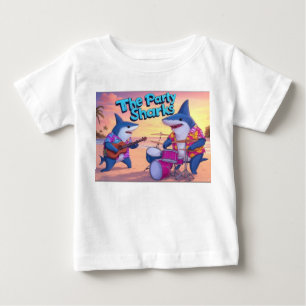 Camiseta A Banda de Tubarões da Parte