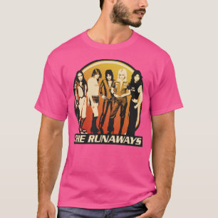 Camiseta A Banda do Rock dos Runaways 70