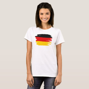 Camiseta A Bandeira da Alemanha