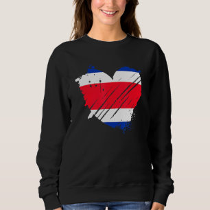 Camiseta A Bandeira Da Costa Rica Eu Amo-A No Meu Adn Para 