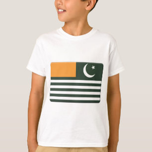 Camiseta A bandeira de Azad Kashmir PERSONALIZA