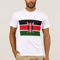 A bandeira de Kenya