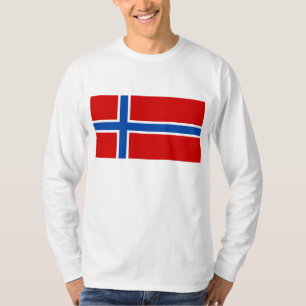 Camiseta A bandeira de Noruega