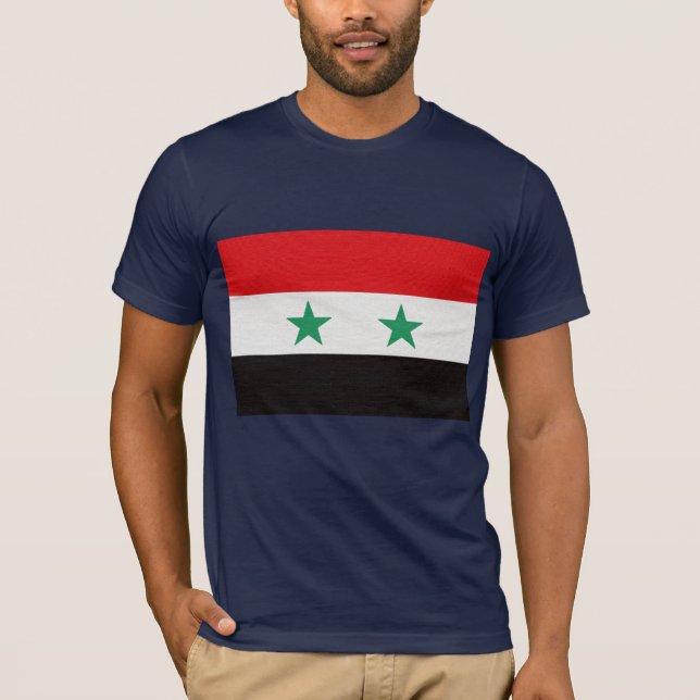 Camiseta A bandeira de Syria (Frente)