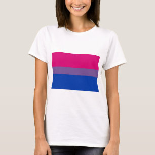 Camiseta A bandeira do Bi voa para o orgulho bissexual