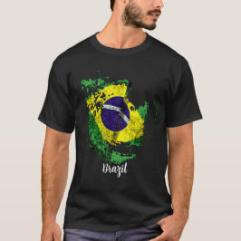 Camiseta a bandeira do Brasil