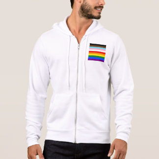 Camiseta A bandeira do orgulho de onze listras da SlipperyJ