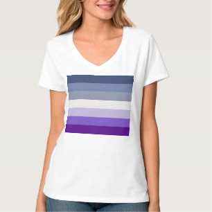 Camiseta A bandeira do orgulho lésbica butch SlipperyJoe re