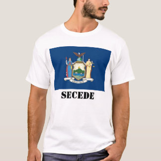 Camiseta A bandeira dos Estados de Nova Iorque, SECEDE