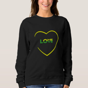Camiseta A bandeira jamaicana do One Love One Heart é color