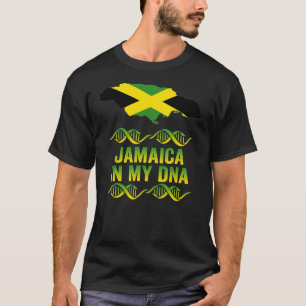 Camiseta A bandeira jamaicana Jamaica está no meu DNA Men M