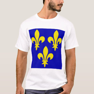 Camiseta A Bandeira Medieval da França