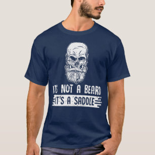 Camiseta A Barba De cheio Não É Uma Barba É Uma Sela