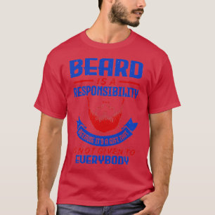 Camiseta A barba é uma responsabilidade
