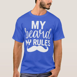 Camiseta A Barba Engraçada Dará Minha Barba Minhas Regras 6