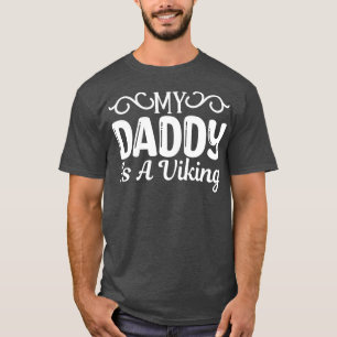 Camiseta A Barba Engraçada Oferece O Meu Pai É Um Viking 2