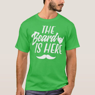 Camiseta A Barba Engraçada Presente A Barba Está Aqui 7