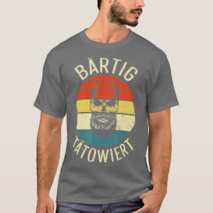 Camiseta A barba tatuada de Mens usa legal tatuagem dizendo