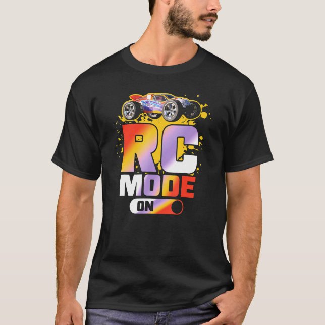 Camiseta A Basear Modo Rc De Truggy No Carro Rc (Frente)