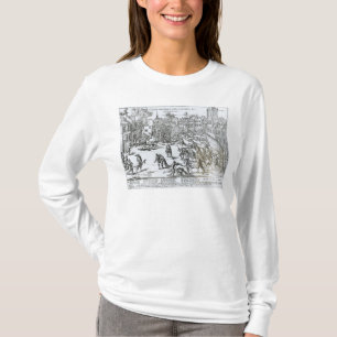 Camiseta A batalha de Courtrai entre o francês