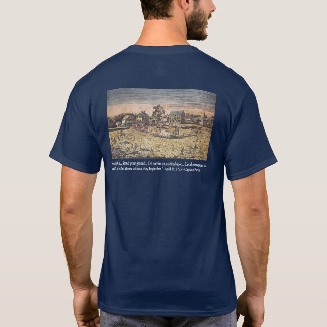 Camiseta A Batalha de Lexington (Verso)