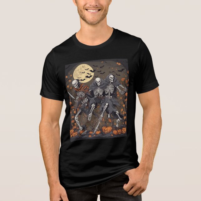 Camiseta A batalha de ressurreição do Halloween (Frente)