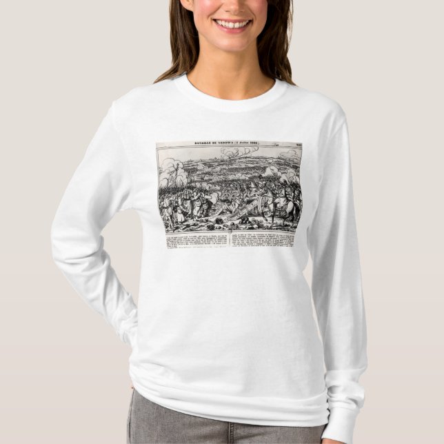 Camiseta A batalha de Sadowa, o 3 de julho de 1866 (Frente)