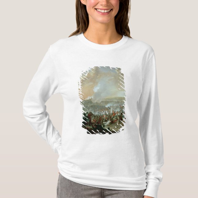 Camiseta A batalha de Waterloo, o 18 de junho de 1815 (Frente)