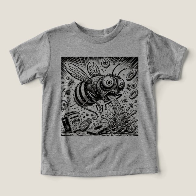 Camiseta A Batalha do Café da Manhã (Design frontal)