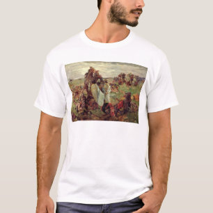 Camiseta A batalha entre Russo e Tatars, 1916