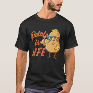 Camiseta A Batata De Batata É A Vida Como Se Vê Na Noite Ta
