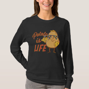 Camiseta A Batata De Batata É A Vida Como Se Vê Na Noite Ta