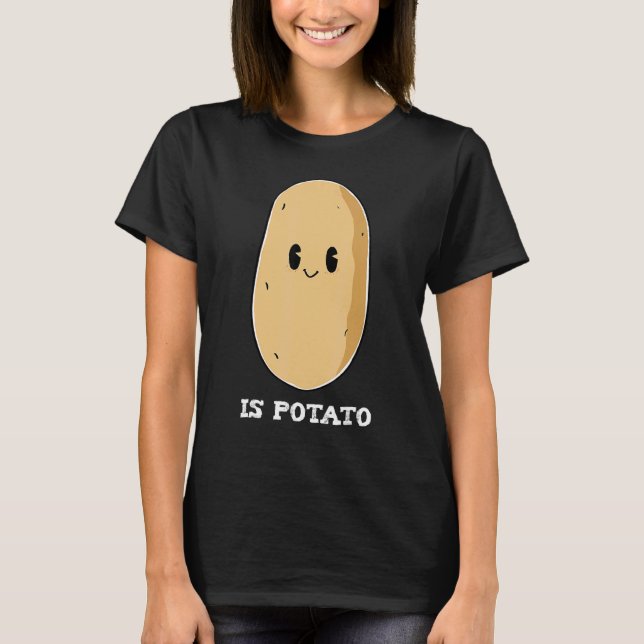 Camiseta A Batata É Adorável Para Meninas (Frente)