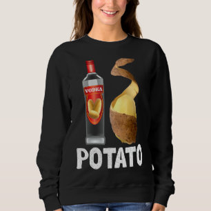 Camiseta A Batata É Vista Na Piada De Televisão Noturna Tar