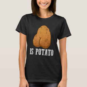 Camiseta A Batata É Vista Na Televisão Noturna De Tarde