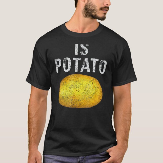 Camiseta A Batata É Vista Na Televisão Noturna Tarde (Frente)