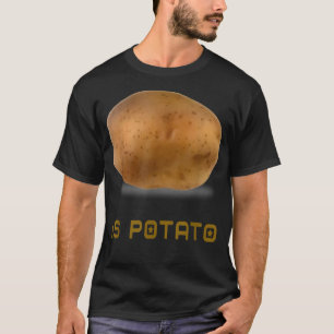 Camiseta A Batata É Vista Na Televisão Noturna Tarde