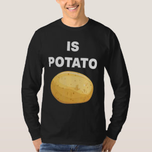 Camiseta A Batata É Vista Na Televisão Noturna Tarde 1